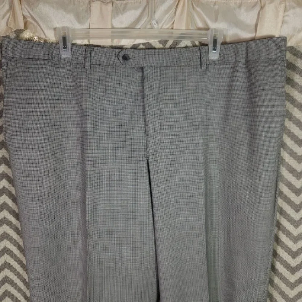 Coppley 1883 Reda Suit Houndstooth Super 110s Wool Blazer 52W Pants 46